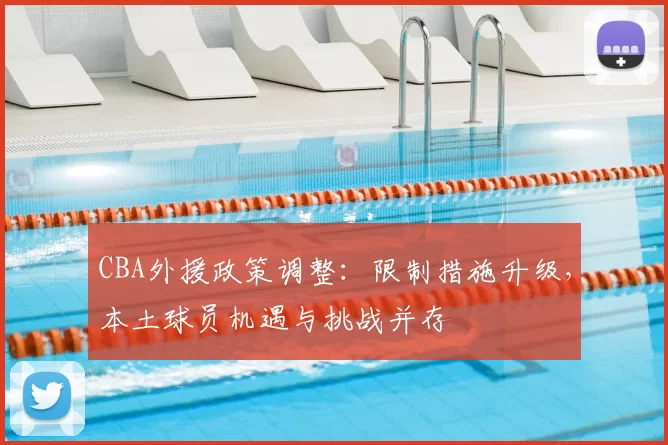 CBA外援政策调整:限制措施升级,本土球员机遇与挑战并存