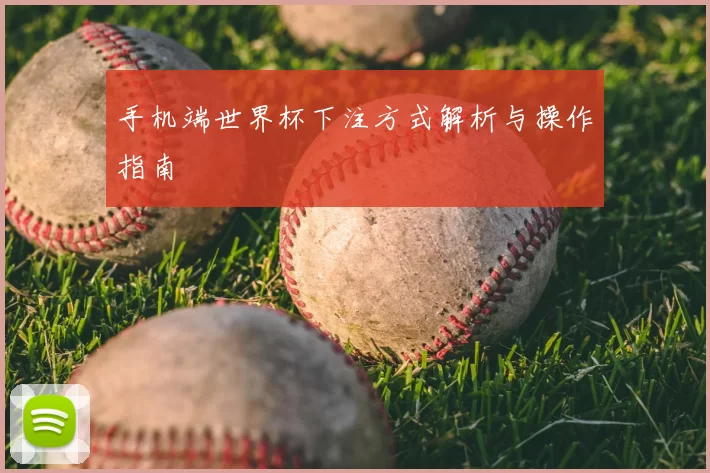 手机端世界杯下注方式解析与操作指南