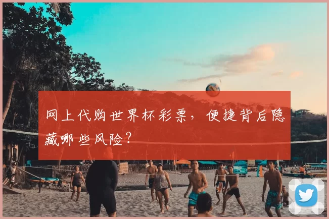 网上代购世界杯彩票,便捷背后隐藏哪些风险?